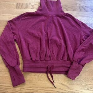 Burgundy Turtleneck Sweater